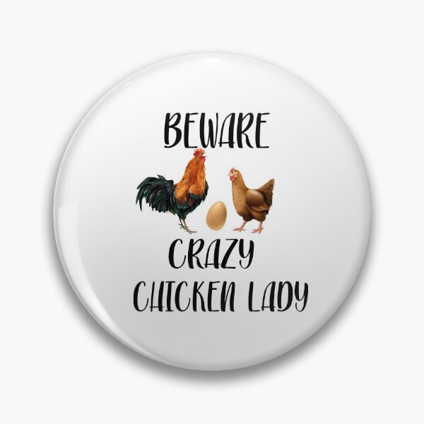 Item preview, Beware Crazy Chicken Lady Classic T-Shirt designed and sold by Ikgha.