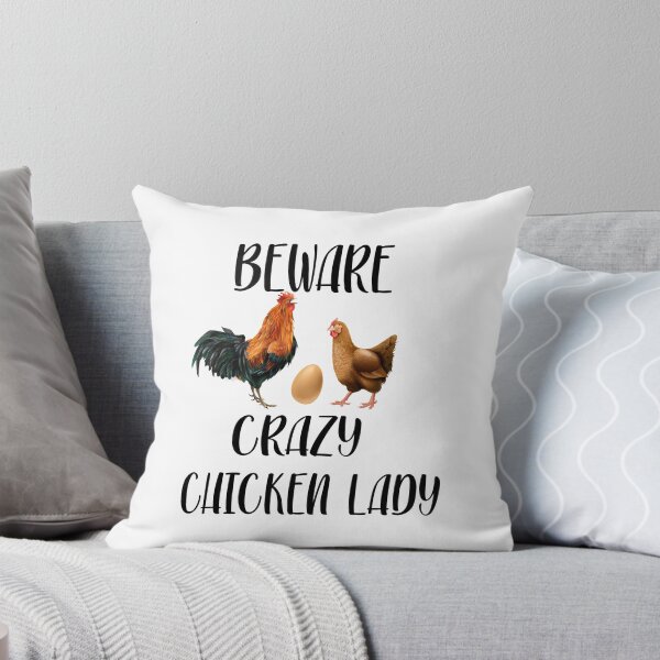 Item preview, Beware Crazy Chicken Lady Classic T-Shirt designed and sold by Ikgha.
