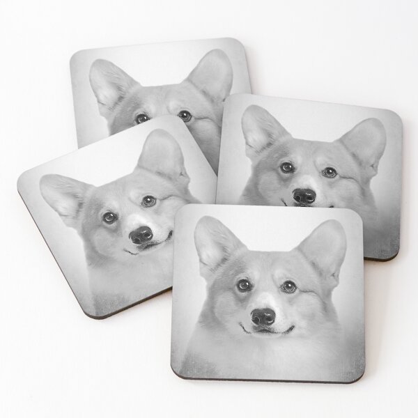 Item preview, Corgi dog - BW Vintage - D78 designed and sold by DecoVintage.