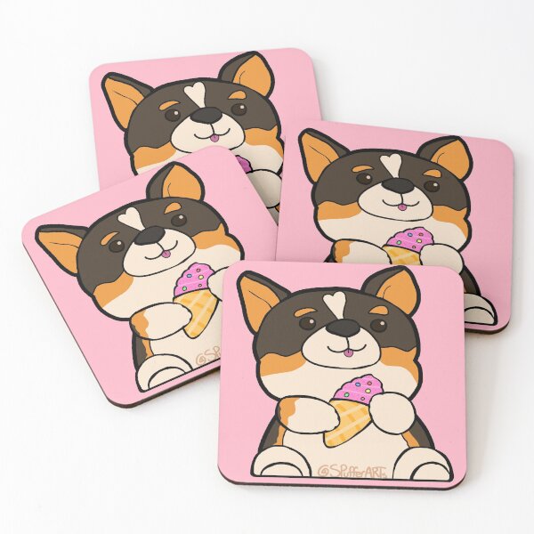 Item preview, Juguete de peluche Tri Color Corgi Ice Cream designed and sold by SPufferART.