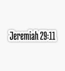 Jeremiah 29:11 Sticker