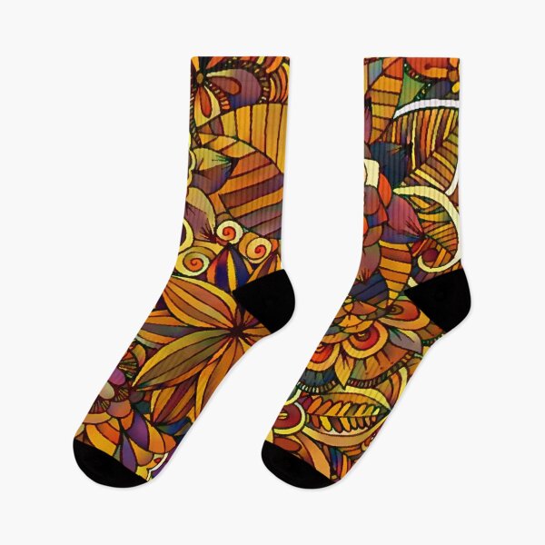 Item preview, Orange Flower Pattern designed and sold by ClassicalAnime.