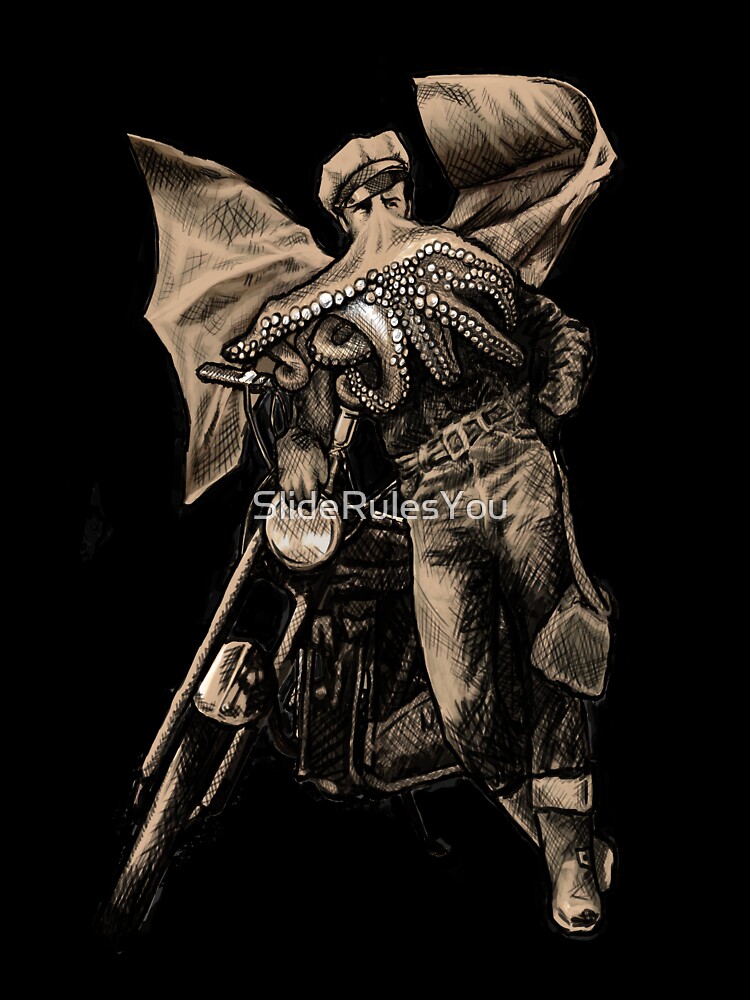 Thumbnail 7 of 7, Oversized T-Shirt, Cthulon Brando, 2014 designed and sold by SlideRulesYou.