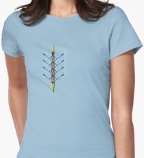 Row, Row, Row, ya Boat Women's Fitted T-Shirt
