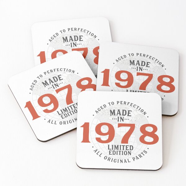 Item preview, Made In 1978 Limited Edition T-Shirt, All Original Parts, Aged To Perfection, Vintage Design, Gift For Who Was Born In 1978 designed and sold by UniqueStylistic.