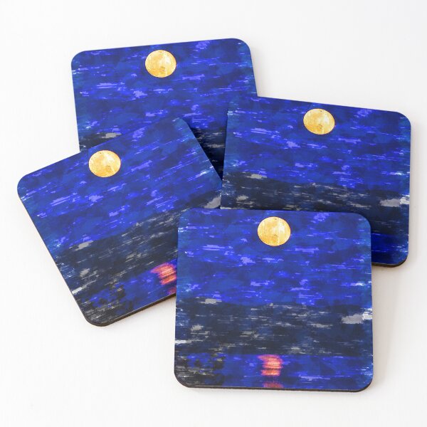 Item preview, Bright Full Moon Lake Reflection. For Moon Lovers designed and sold by ColortrixArt.