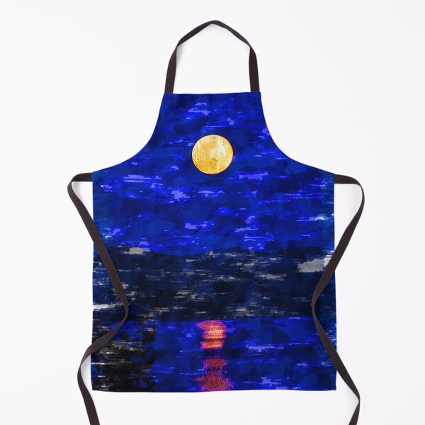 Item preview, Bright Full Moon Lake Reflection. For Moon Lovers designed and sold by ColortrixArt.