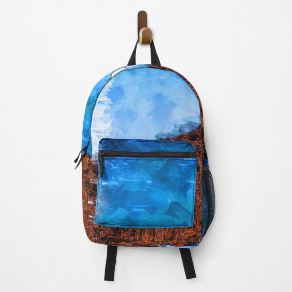 Item preview, Full Moon In Blue Sky Over Mountain. For Moon Lovers designed and sold by ColortrixArt.