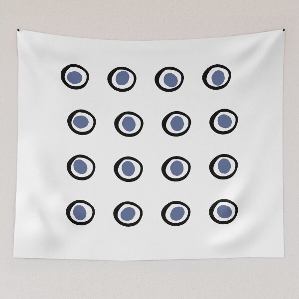 Item preview, Blue dot abstract pattern designed and sold by MinuitSeven.