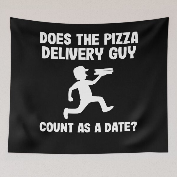 Item preview, Funny Pizza Delivery Guy Anti Valentine´s Day Gift designed and sold by Stronzi.