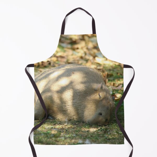 Item preview, Cute Napping Capybara in the Summer Sun designed and sold by walkswithnature.