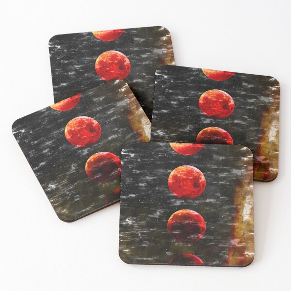 Item preview, Fiery Super Moon Phases. For Moon Lovers designed and sold by ColortrixArt.