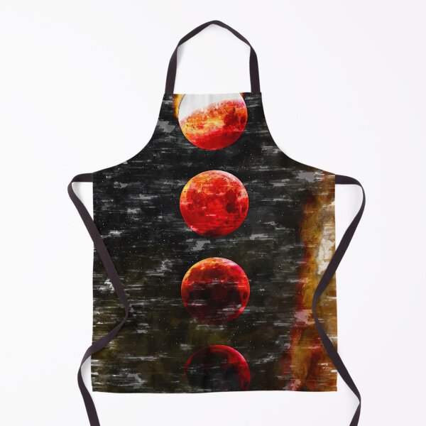Item preview, Fiery Super Moon Phases. For Moon Lovers designed and sold by ColortrixArt.
