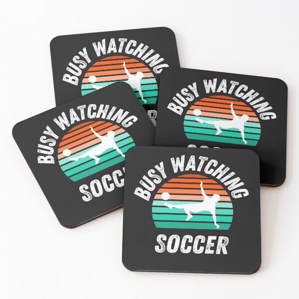 Item preview, Busy Watching Soccer Kicking Silhouette Novelty Gift designed and sold by Marathon-Runner.