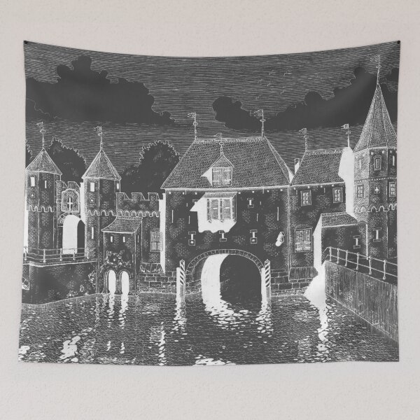 Item preview, The Koppelpoort of Amersfoort (white) designed and sold by peterned.