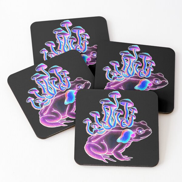Item preview, Neon Psychedelic Mushroom Toad designed and sold by Marie Daum.