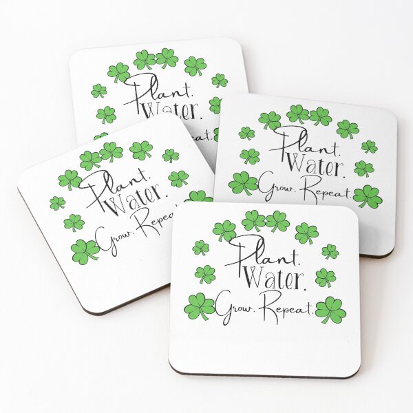 Item preview, Plant Water Grow Repeat designed and sold by VeganAnimal.