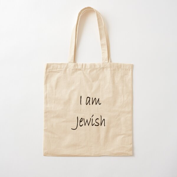 Show solidarity for the #Jewish people: I am Jewish #IamJewish Cotton Tote Bag