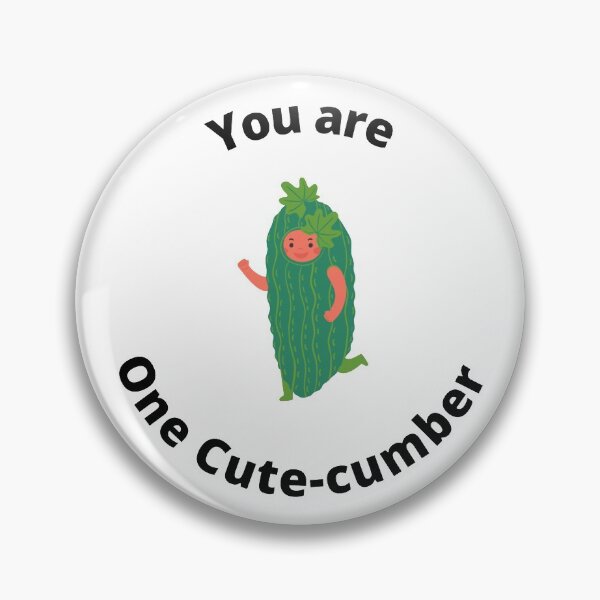 Item preview, Cucumber love puns designed and sold by trainedspade.