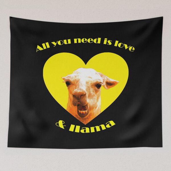 Artikelvorschau, All you need is love and llamas entworfen und verkauft von marosi.