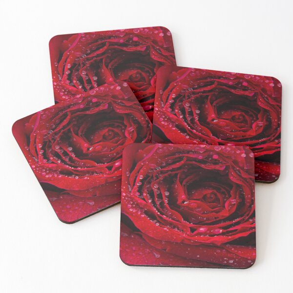 Item preview, Frozen Dew Drops Macro Rose designed and sold by JLPhotographer.