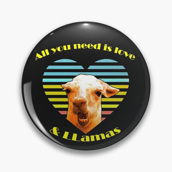 Artikelvorschau, All you need is love and llamas retro entworfen und verkauft von marosi.