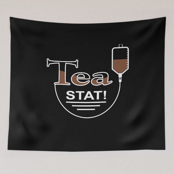 Item preview, funny tea lover's tea stat design designed and sold by baingraphics.