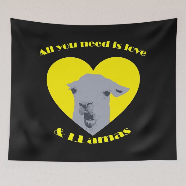 Artikelvorschau, All you need is love and llamas entworfen und verkauft von marosi.