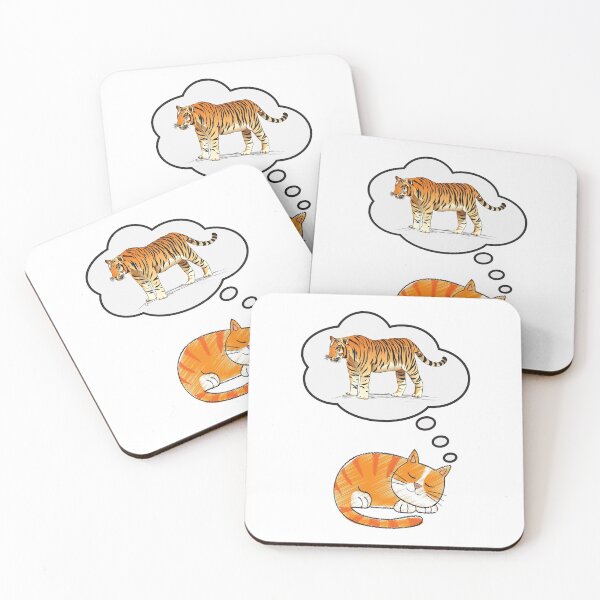 Item preview, Cat vs Tiger designed and sold by Six Deers.