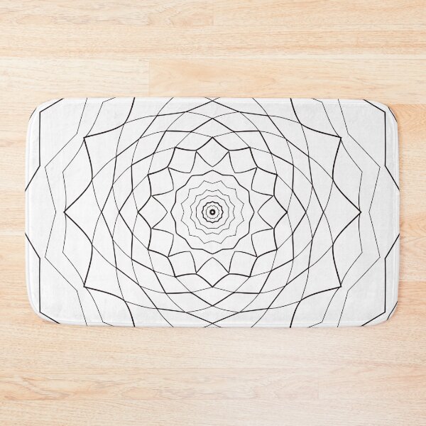 Item preview, Colour your own Mandala Fractal Sacred Geometry designed and sold by SacredJoyometry.