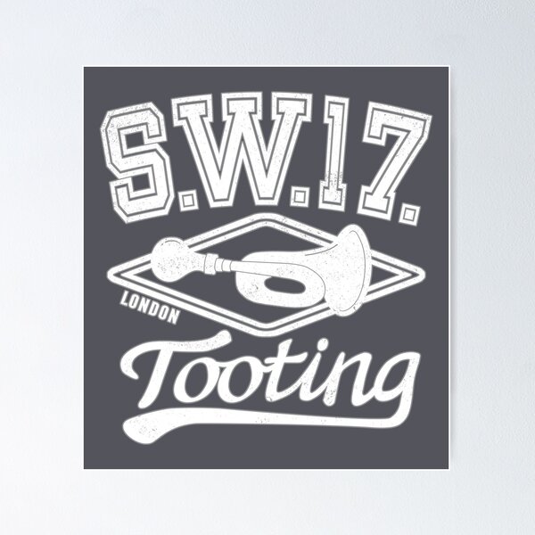Item preview, Tooting State Of Mind - White/Grey designed and sold by ShorelineSally.