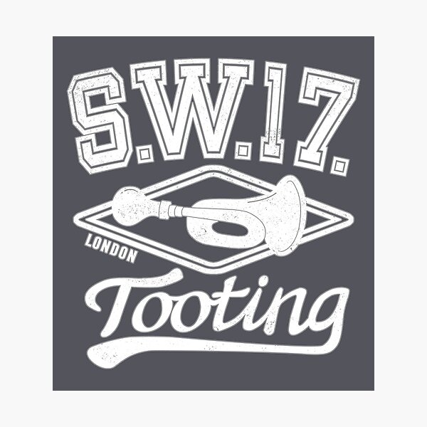 Item preview, Tooting State Of Mind - White/Grey designed and sold by ShorelineSally.