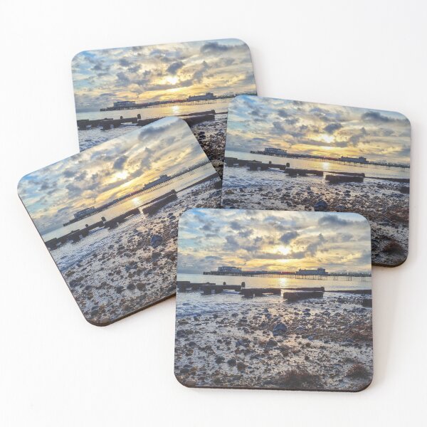 Item preview, Sunset beach and pier designed and sold by CarolynBF.