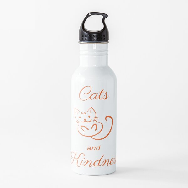 Cats and Kindness Water Bottle