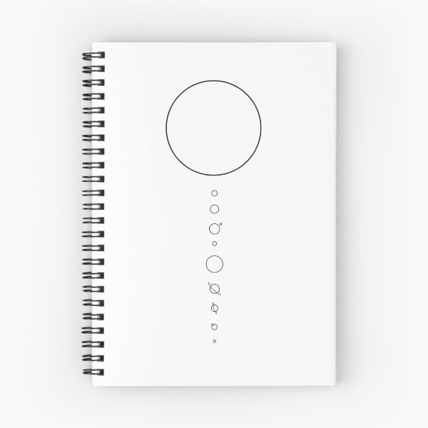 Item preview, Minimalist solar system (for light colors) designed and sold by BeRudeShop.