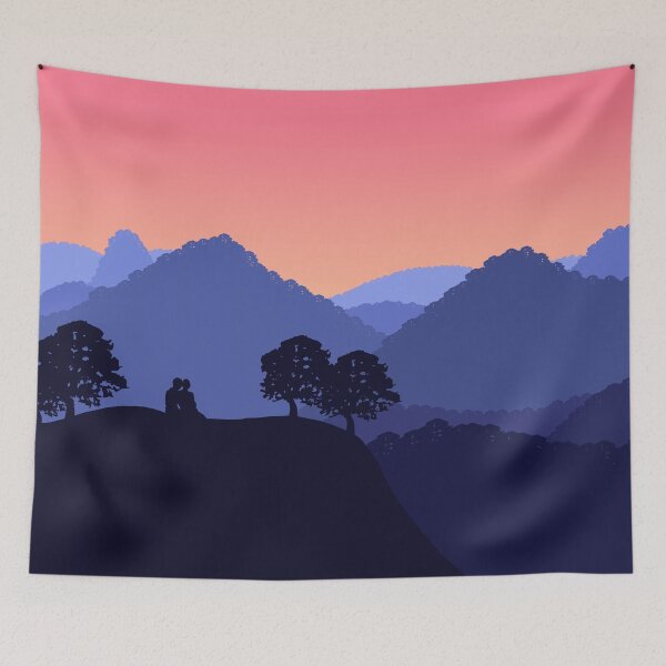 Item preview, Mountain Sunset View designed and sold by mbarimo7.