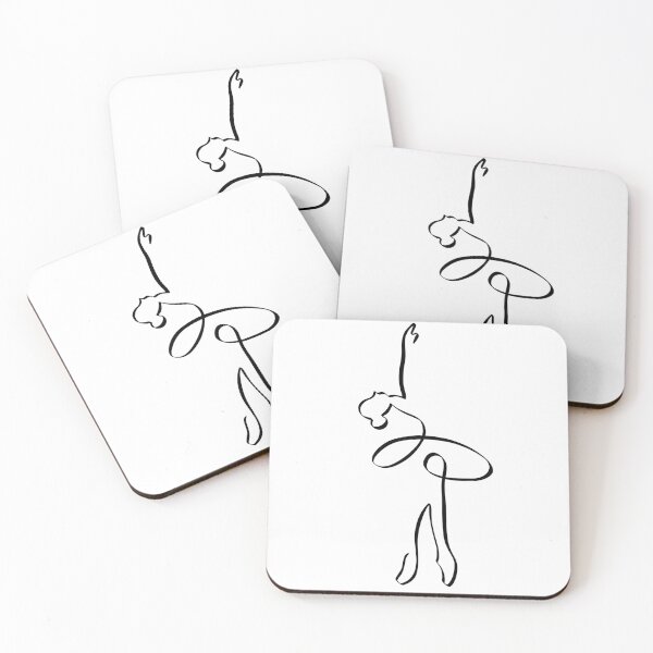 Item preview, BALLERINA LINE ART | Ballet dancer tutu ballet life fitness flexible dance designed and sold by yourtravelguide.