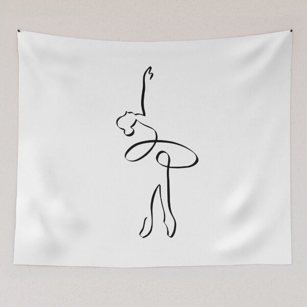 Item preview, BALLERINA LINE ART | Ballet dancer tutu ballet life fitness flexible dance designed and sold by yourtravelguide.