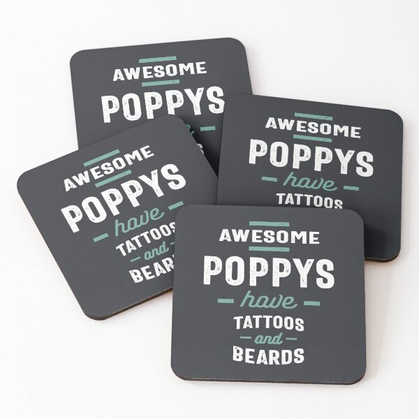 Item preview, Awesome Poppys Have Tattoos and Beards designed and sold by cidolopez.