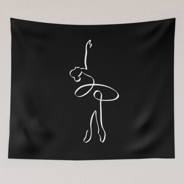 Item preview, BALLERINA LINE ART | Ballet dancer tutu ballet life fitness flexible dance designed and sold by yourtravelguide.