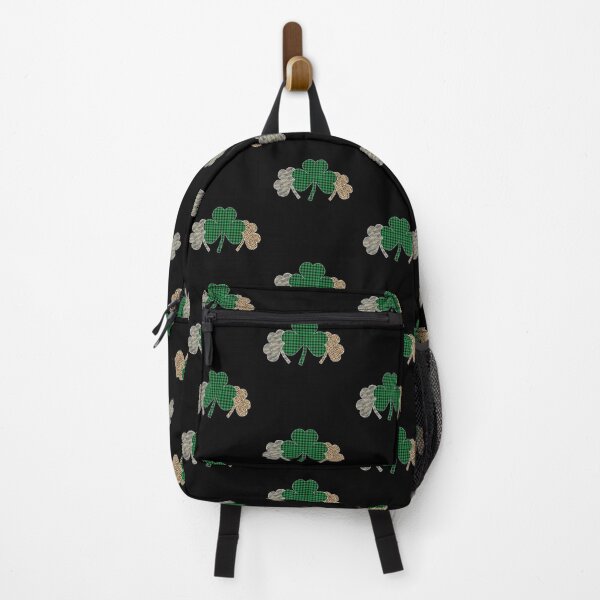 Item preview, Crazy Shamrock Trio - Plaid, Camo and Leopard | Fun St. Patrick's Day Design designed and sold by Rabbitti.