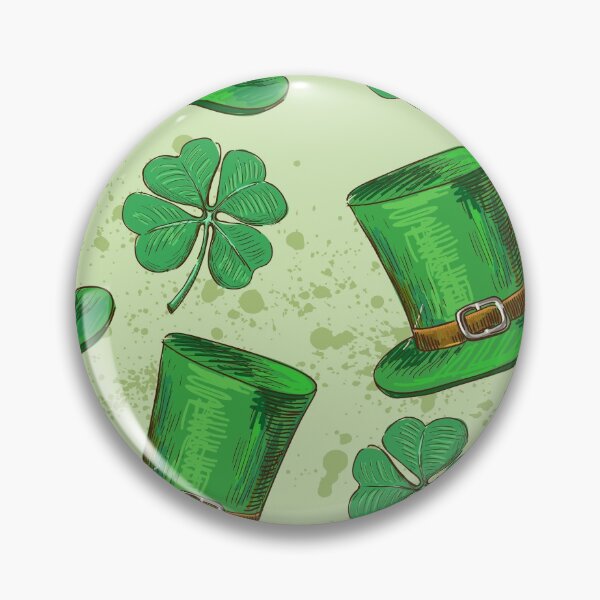 Item preview, St. Patrick's Day Shamrocks And Hats designed and sold by Chill360.