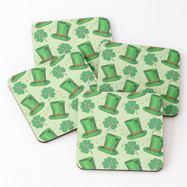 Item preview, St. Patrick's Day Shamrocks And Hats designed and sold by Chill360.