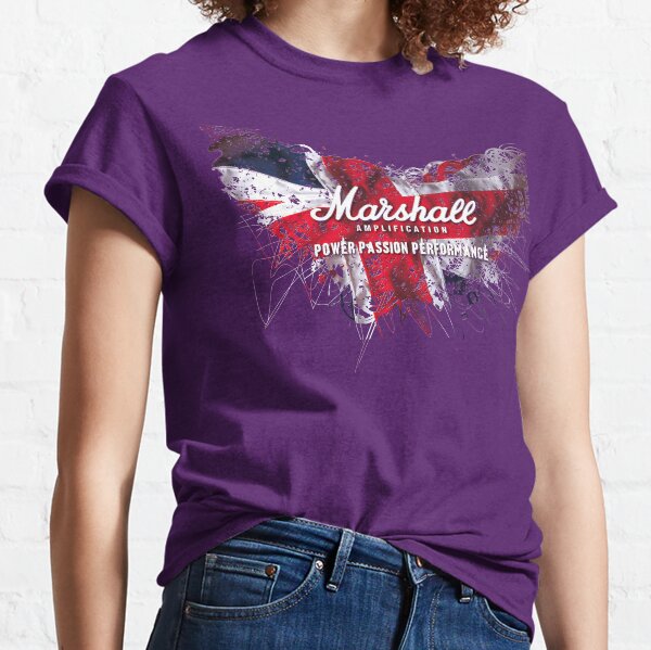 Marshall Amp Union Jack - Power, Passion, Performance Classic T-Shirt