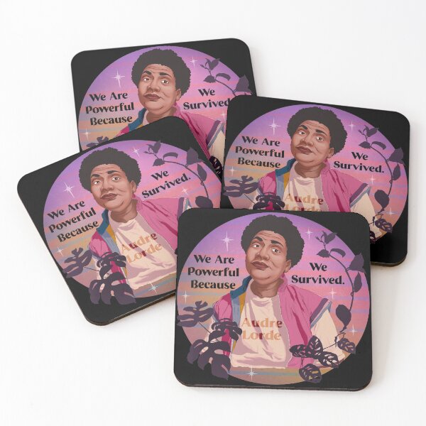 Item preview, Audre Lorde: We Are Powerful Because We Survived designed and sold by fabfeminist.