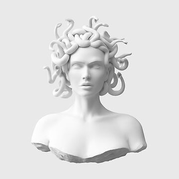 Artwork thumbnail, Marble Medusa Bust by Fatima404