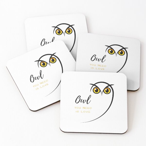 Item preview, Owl You Need is Love: Shirt, Sticker, Hoodie, Mask designed and sold by Dawooddart.