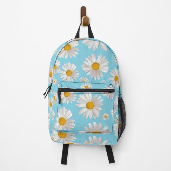 Item preview, Blue background daisy print designed and sold by Ponted.