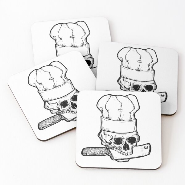 Item preview, Chef Skull with Knife  designed and sold by Nico Del G.