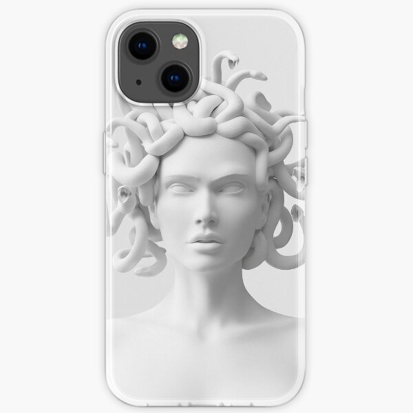 Marble Medusa Bust iPhone Soft Case